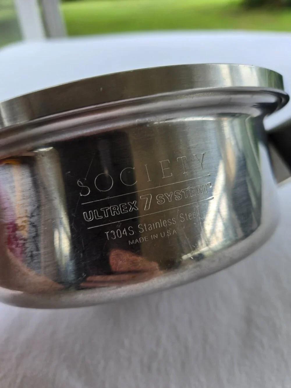 Society Ultrex 7 System T304S Cookware Pan Stainless Steel Made in the USA
